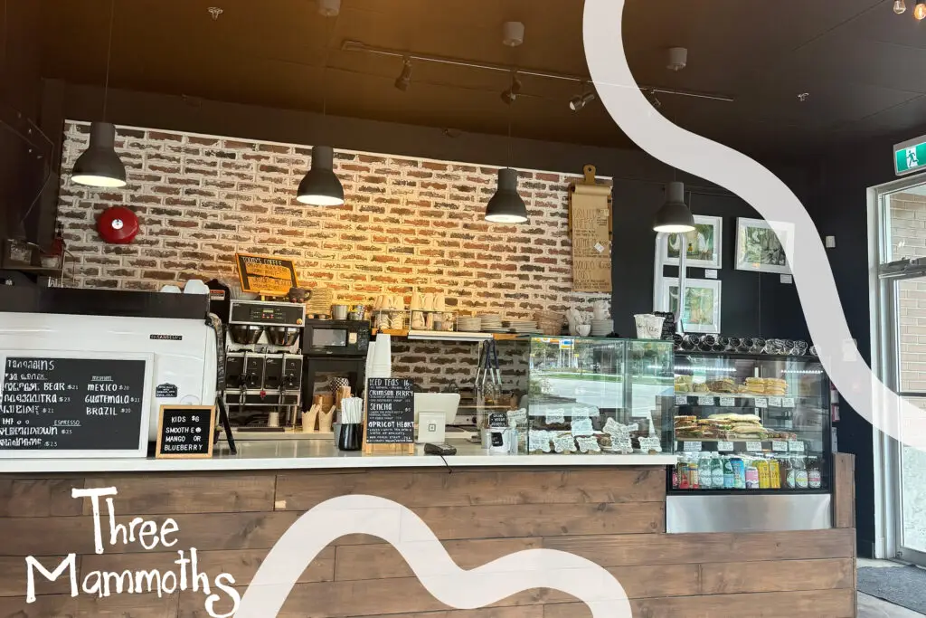 local coffee shop inside Port Moody